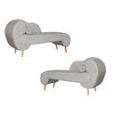 Ver imagem 1 de Kit 02 Divãs Melissa Lado Direito e Esquerdo Linho Cores - DS Estofados Divã Melissa CACAU