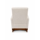 Ver imagem 4 de Poltrona Cadeira Amamentação Amanda c/Puff Boucle Off White