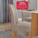 Ver imagem 7 de Mesa 0,90 Celebrare C/04 Cad.apogeu Suede Animale Amendoa Clean/off White