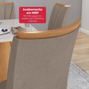 Ver mais imagens de Mesa 0,90 Celebrare C/04 Cad.apogeu Suede Animale Amendoa Clean/off White