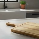 Ver imagem 4 de Tábua Corte Bambu com Alça para Carnes, Queijos e Legumes