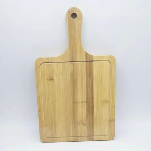 Tábua Corte Bambu com Alça para Carnes, Queijos e Legumes