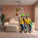 Ver imagem 3 de Sofá Brasil Retrátil e Reclinável 3 Lugares 2m Veludo - Bege