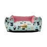 Cama Luppet Quadrada Pet Impermeável para Cachorro Rosa M - 1