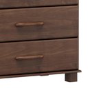 Ver imagem 4 de Cômoda para Quarto 85cm 4 Gavetas Pé Madeira Eduarda Café F07 - Mpozenato