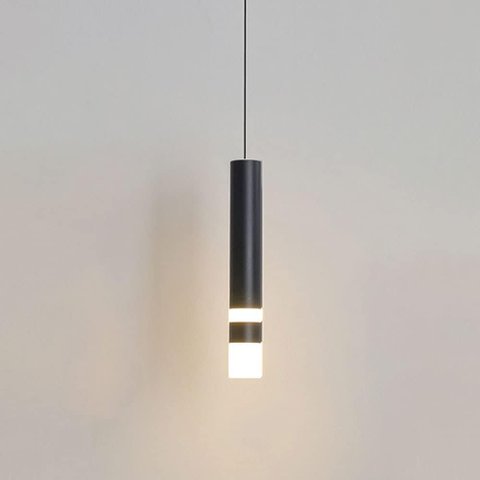 Pendente Led Tubo 7w Cinderella Mesa Bancada Cabeceira de Cama