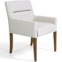 Ver imagem 1 de Cadeira para Sala Angel Base Madeira Linho Cru - Nexta Casa