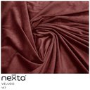 Ver imagem 4 de Puff Decorativo Status Base Preto Fosco Veludo Marsala - Nexta Casa