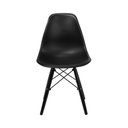 Ver imagem 4 de Conjunto Mesa Redonda Eames Black 90cm + 4 Cadeiras Eames Dsw Sala Cozinha Jantar - La Mobilia