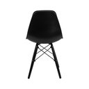 Ver imagem 6 de Conjunto Mesa Redonda Eames Black 90cm + 4 Cadeiras Eames Dsw Sala Cozinha Jantar - La Mobilia