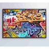 Quadro Grafite Street Art Medidas 90x60 Cm Impressão Vidro Acrílico - 2
