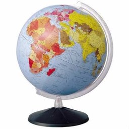 Globo Terrestre Giratório Escolar Político Continental - 1