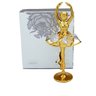 Bailarina Ouro 24K Cristais Swarovski Decor Balé Criança - 2