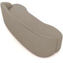 Ver imagem 6 de Sofá 4 Lugares Curvo Sala de Estar Living Lótus D02 Corino Bege 260 cm C-26 - Lyam Decor