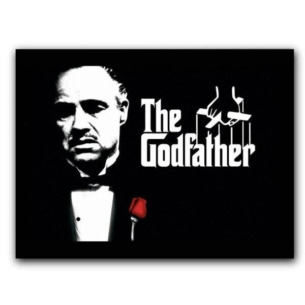 Placa Mdf 20 Cm X 30 Cm - O Poderoso Chefão The Godfather - 1