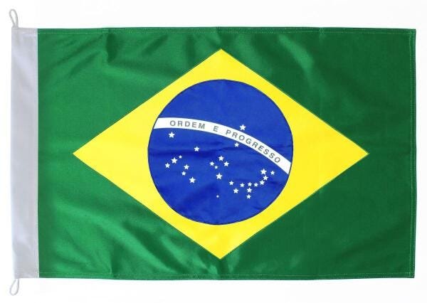 Bandeira Do Brasil Tecido 65x95cm Kit com 12 Und. - 1
