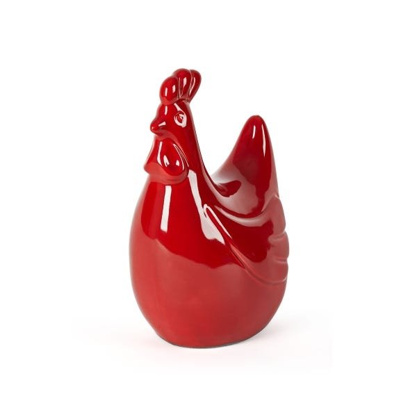 Enfeite Decorativo Galinha Grande Vermelho - 2