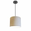 Ver imagem 1 de Lustre Luminária Pendente Vivare Free Lux Pe-4106pr Cúpula em Tecido 20x25cm