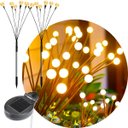 Ver imagem 4 de Pisca Solar de Bolinhas Jardim 12 Lâmpadas Amarelo Leds 60cm