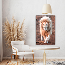 Ver imagem 2 de Quadro Leão Branco -- BR ARTES Médio 84x54
