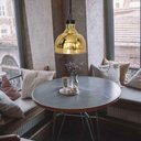 Ver imagem 4 de Lustre Pendente Luminaria Fio Espiral E27 Canopla Vintage Retro Casa Restaurante Mesa