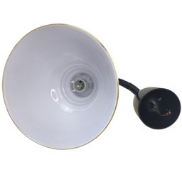 Lustre Pendente Luminaria Fio Espiral E27 Canopla Vintage Retro Casa Restaurante Mesa - 3