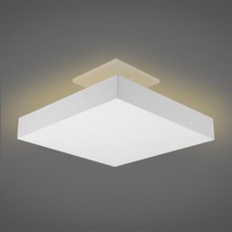 Plafon Luz Indireta Sobrepor 35x35De 4 Lâmpadas E27 Branco - 2