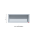 Ver imagem 2 de Nicho Retangular Branco Mdf 0236 Cld