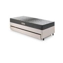Ver imagem 5 de Bicama Box Solteiro Courino Linho 88x188x28 Cm com Colchão Dual Firm Espuma Ecoflex