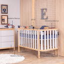 Ver imagem 3 de Conjunto Berço 2 em 1 e Cômoda Areia com Carvalho Malva Linha Softy