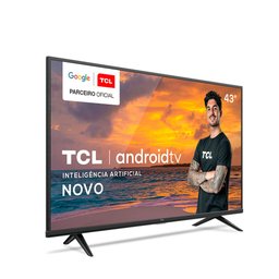 Smart TV Tcl 43 Polegadas LED 4K Uhd 43P615, Android TV, Wi-Fi, Bluetooth, Comando de Voz Bivolt Preto - 2