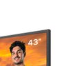 Smart TV Tcl 43 Polegadas LED 4K Uhd 43P615, Android TV, Wi-Fi, Bluetooth, Comando de Voz Bivolt Preto - 4