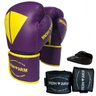 Luva Boxe Muay Thai Kit com Bandagem e Protetor Bucal Iron Arm - 1