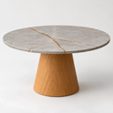 Ver imagem 5 de Mesa de Jantar Redonda 80cm em MDF Pietra Bronze