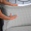 Ver imagem 2 de Porta Travesseiro Matelado Soft 1 Peça 70cm X 50cm 100% Poliéster - Cinza