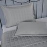 Porta Travesseiro Matelado Soft 1 Peça 70cm X 50cm 100% Poliéster - Cinza - 3