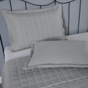 Ver imagem 3 de Porta Travesseiro Matelado Soft 1 Peça 70cm X 50cm 100% Poliéster - Cinza