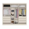 Guarda Roupa Oslo 6 Portas 6 Gavetas Mdf - Mademarcs - 3