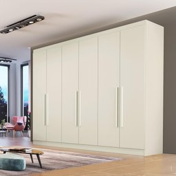Guarda Roupa Oslo 6 Portas 6 Gavetas Mdf - Mademarcs - 1