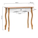 Ver imagem 4 de Aparador-escrivaninha Luís Xv 1 Gaveta Amêndoa-branco