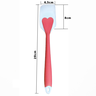 Kit 3 Espátulas Silicone Cozinha Coração 28cm Reforçada - 2