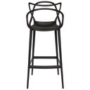 Ver imagem 2 de Conjunto C/2 Banqueta Allegra Alta Master Preta Cozinha Americana Balcão Polipropileno