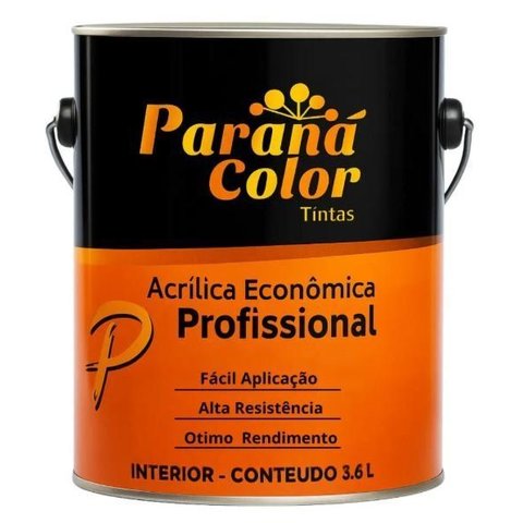 Tinta Acrilica Fosca 3,6l Parná Economica Mel