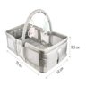 Berço Bebe Portátil com Mobile Dobravel Mala com Alca Multiuso Ninho Baby - 3