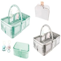 Berço Bebe Portátil com Mobile Dobravel Mala com Alca Multiuso Ninho Baby - 1