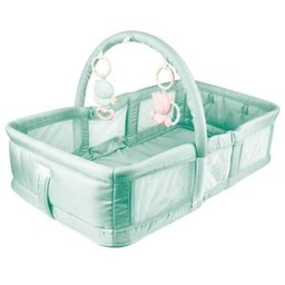 Berço Bebe Portátil com Mobile Dobravel Mala com Alca Multiuso Ninho Baby - 2