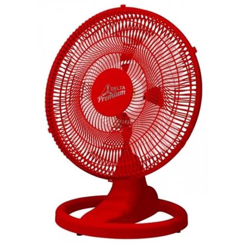 Ventilador Oscilante de Mesa e Parede  vermelho 50cm 170 Watts Venti Delta Bivolt