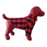 Camisa Xadrez Vermelha Pet Para Cachorro E Gato Tamanho 1Gg - 5