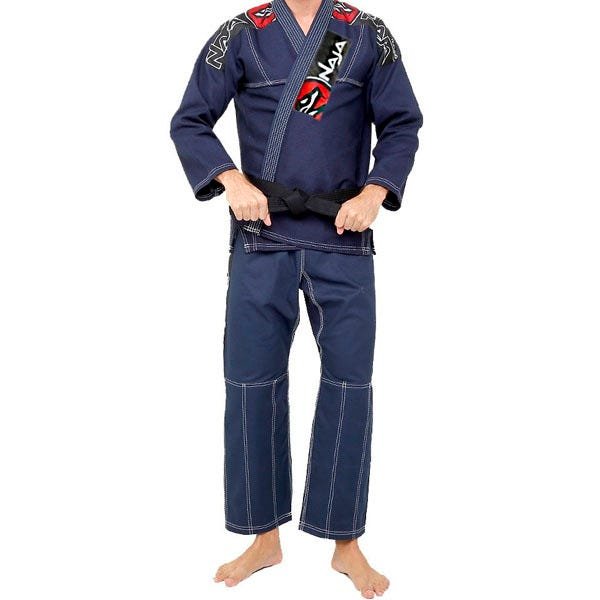 Kimono New First - Naja - Tam:A4 - Azul Marinho - 1