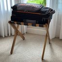 Ver imagem 4 de Suporte de Mala Madeira Teca Marrom Premium Zaka 100kg